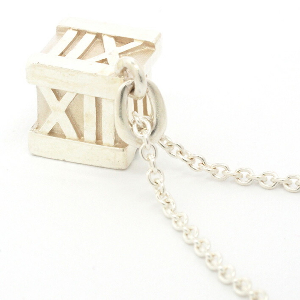 Tiffany Atlas Cube Silver Pendant